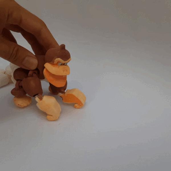 Donkey Kong Monkey (Flexi, print-in-place)