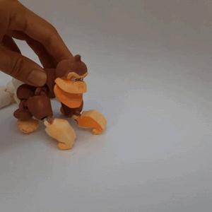 Donkey Kong Monkey (Flexi, print-in-place)