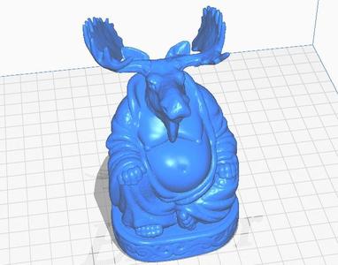 Moose Buddha (Animal Collection)
