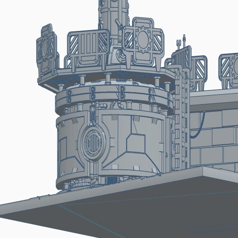 Walkway upgrade for "Industrial Topper/Cap 2 and 3"