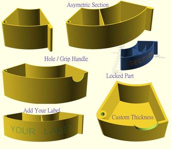 Customizable Spool drawer – storage box