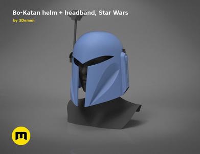 Bo-Katan Helm and Headband Star Wars