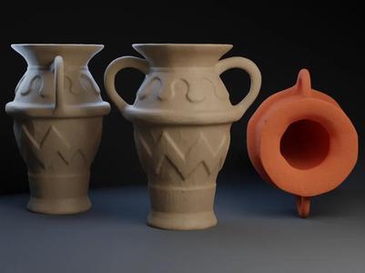 C-Brown Vase.