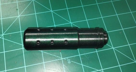 Airsoft Mk 23 Short silencer with fixed threads