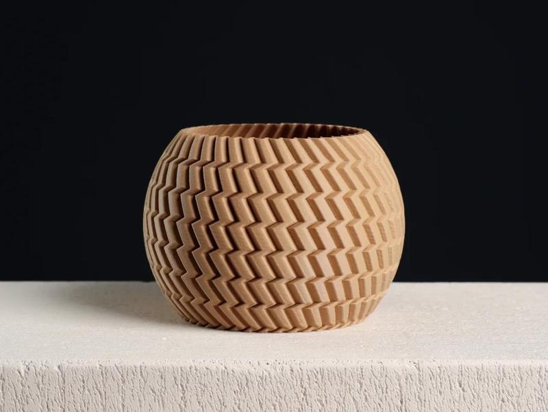 Sphere Planter Zigzag (vase mode)