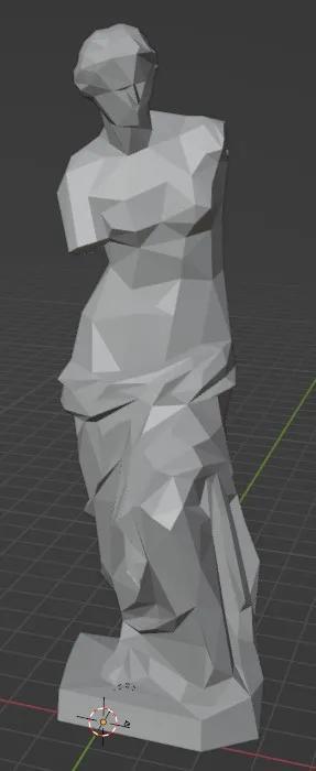 Low poly Venus de Milo