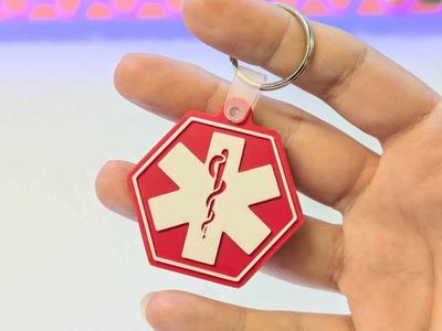 Medi Alert NFC Tag Keychain