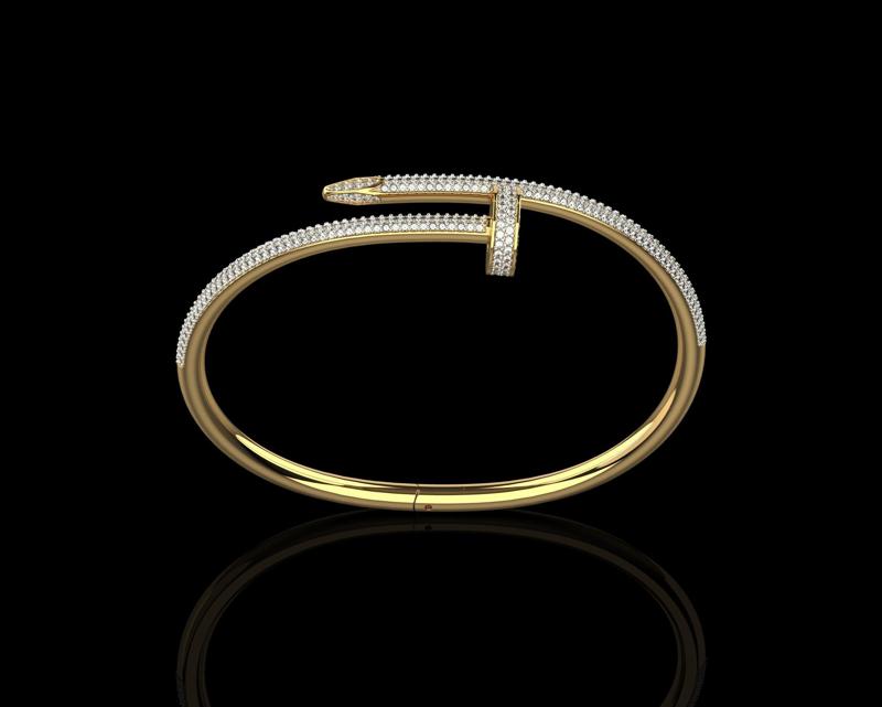 Juste un clou Bracelet 18 Size Full Diamonds N207