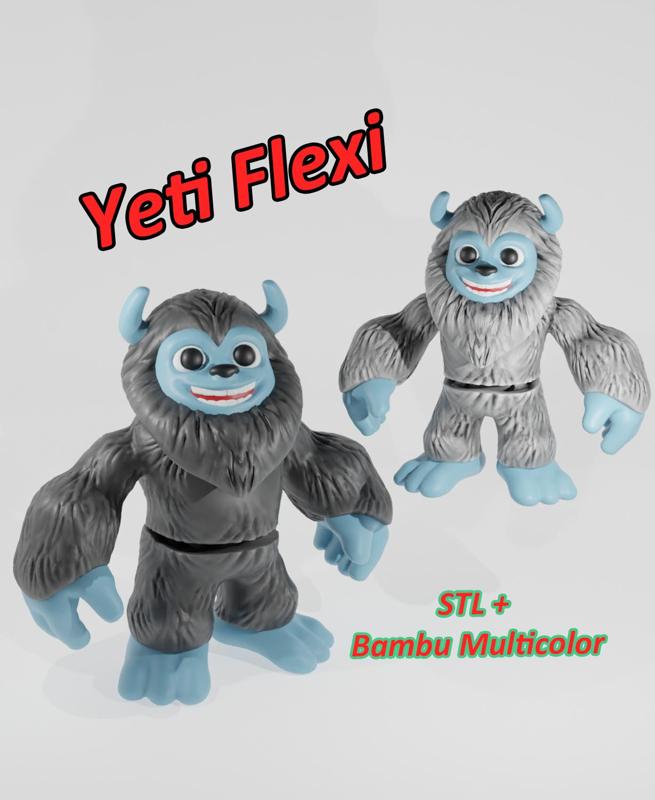 Flexi Yeti – Articulated Fidget Toy