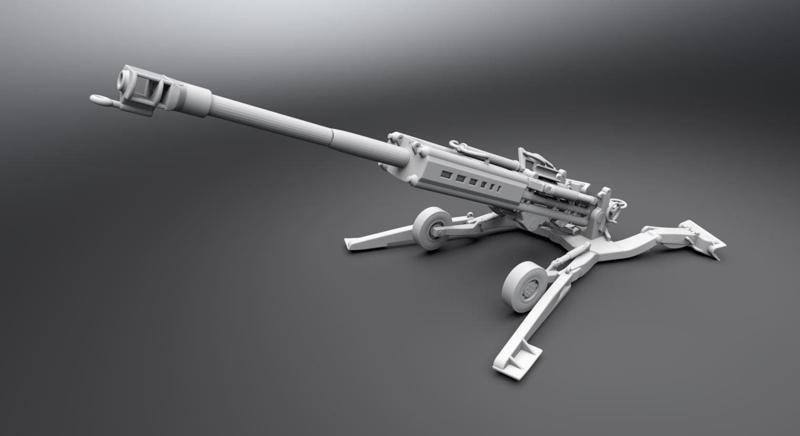 M777 Howitzer Scale model