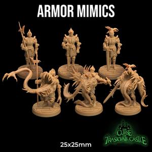 Armor Mimics | PRESUPPORTED | The Curse of Traskvale Castle | Mimics Vs Oozes