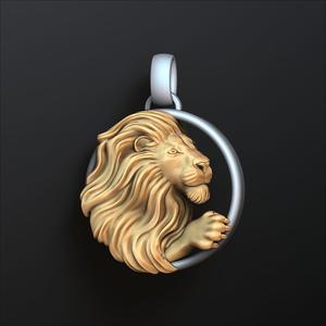 Zodiac Horoscope Leo Pendant
