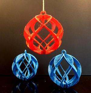 Spiral Sphere Ornament – Customizer enabled