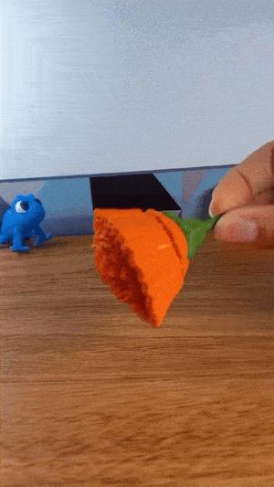 Sipinning Carnation flower // mecanic Flower // print in place