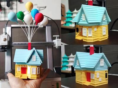 “Up” “Up” Miniature Model