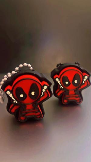 Deadpool Clicker Fidget and Keychain *no AMS needed*
