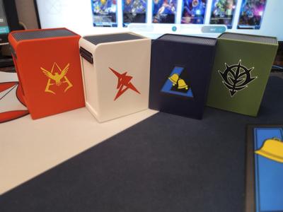 Gundam TCG Sliding Deck Boxes