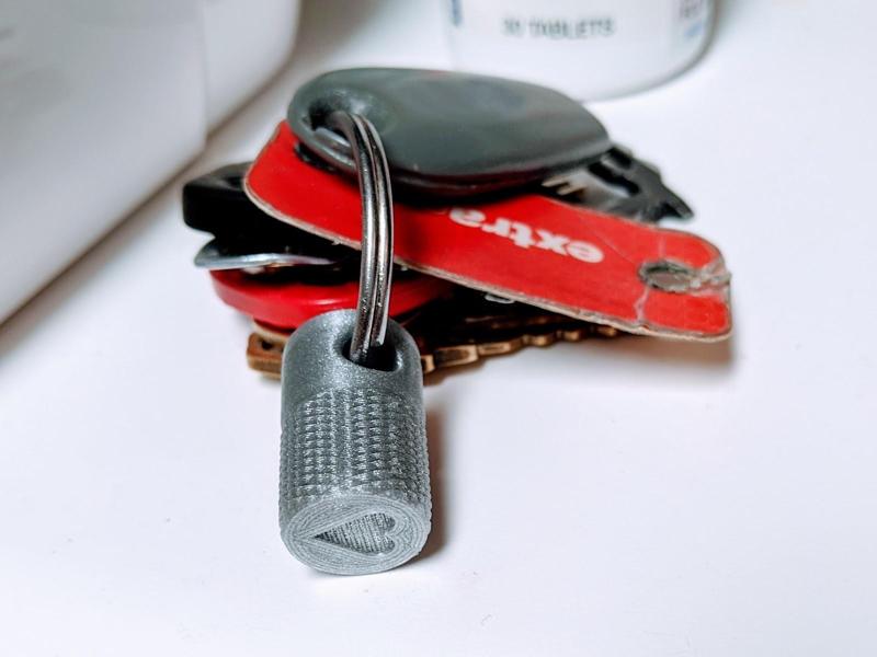 Keychain Heart Pill Stash Box