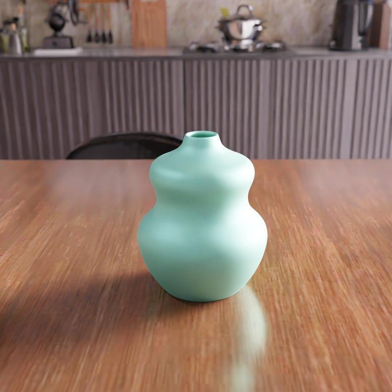 3D Modern Pitcher Vase STL File – 3D Printable, Water Jug, Unique Vase, Desk Vase, Digital File Vases, Home Decor, 3D Printing