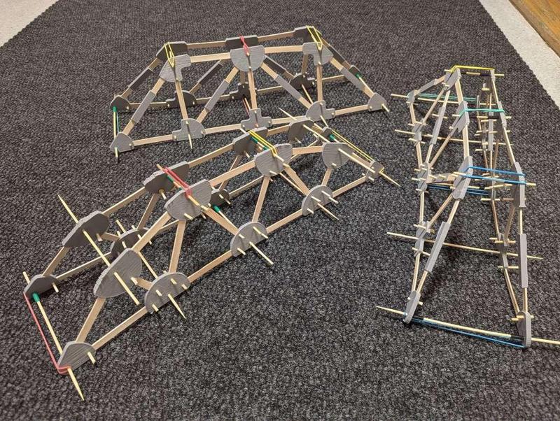model truss bridge set