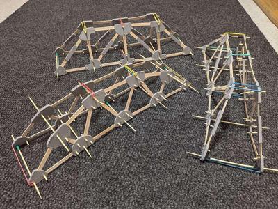 model truss bridge set