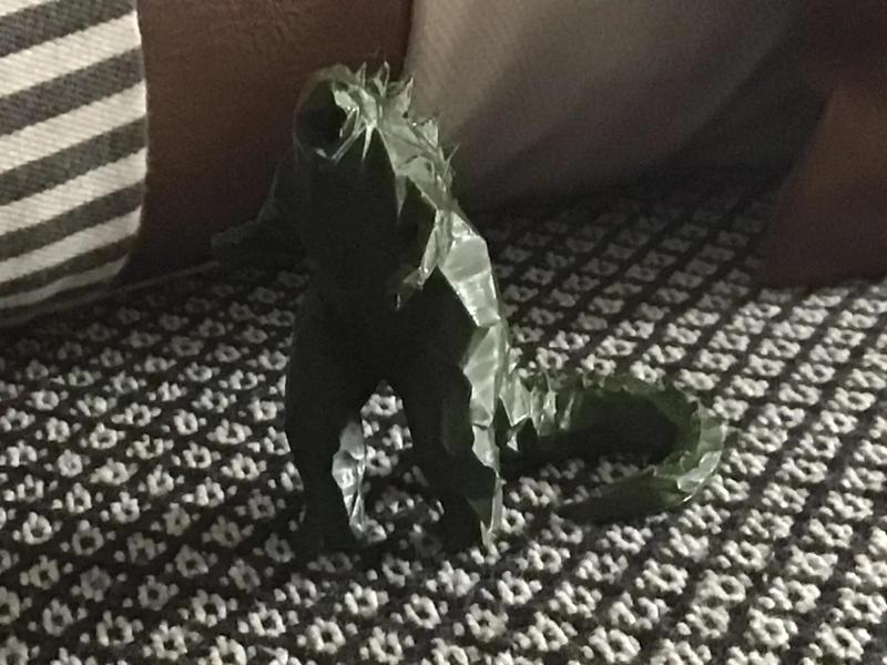 Low poly Godzilla