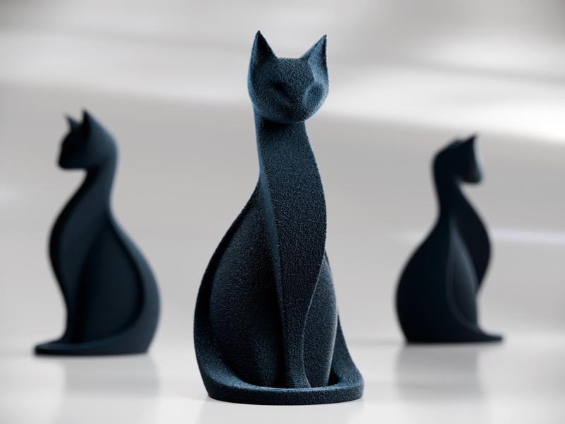 Cute Fuzzy Cat – Mini Decor
