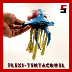 Pokemon Flexi Tentacruel articulated