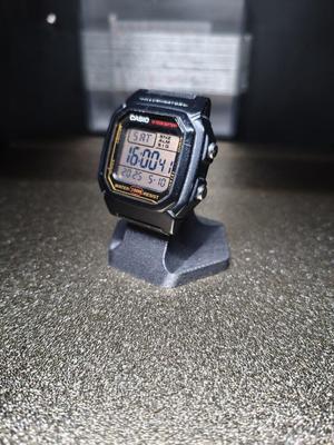 Casio W800 watch holder stand – one part, no supports needed