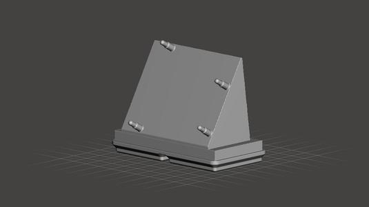 Gridfinity Angled Arduino Board Mount (Ports Left) - Remix