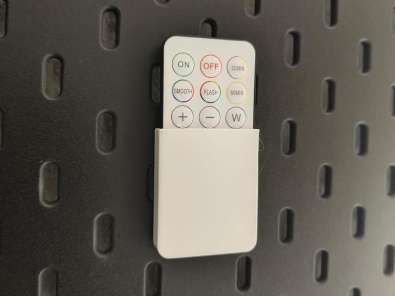 Multicolor Light Remote Control Holder B- KC007 Skadis