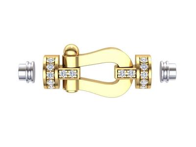 Force Medium diamond bracelet 3D print model