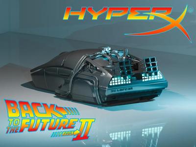 DeLorean edition – HyperX Pulsefire Saga
