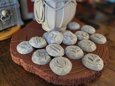16 Stylized Rune stones