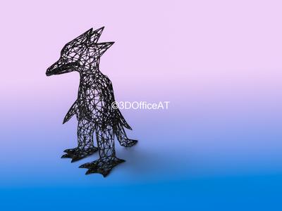 #055 Golduck Pokemon Wiremon Figure