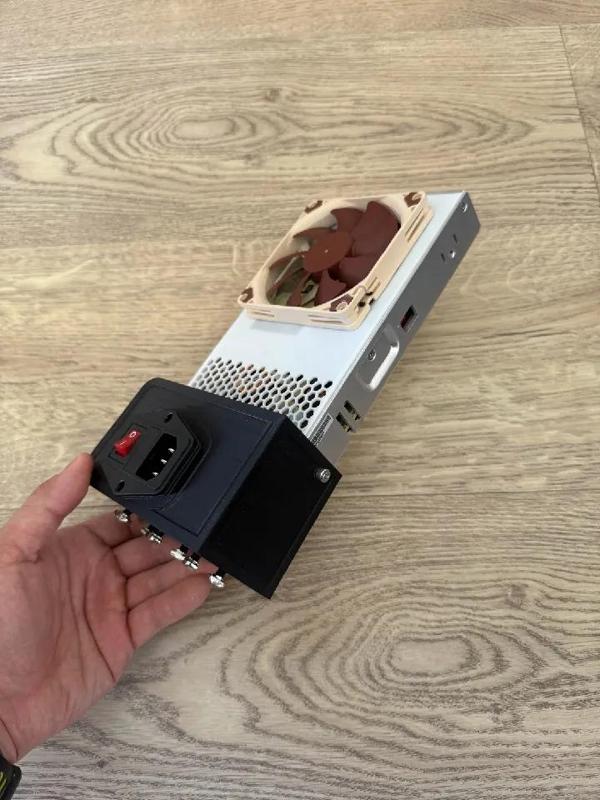 Meanwell PSU Cover for Belted Z or Dual Z Mods on Ender 3