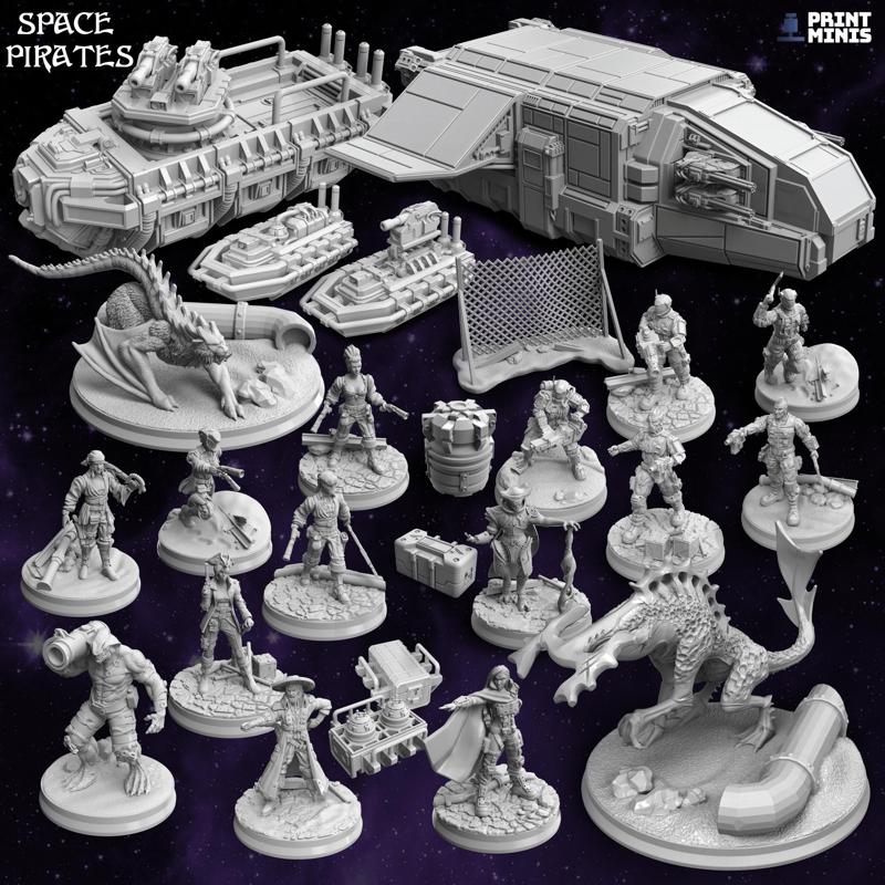 Space Pirates Collection – 2 rival pirate crews, 1 dangerous exchange!