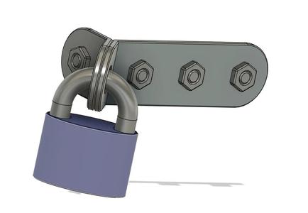 Fridge lock (Magnetic gadget for fun)   