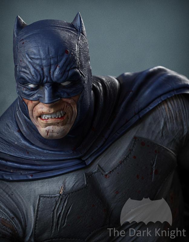 Batman on the Bat Signal Collectible