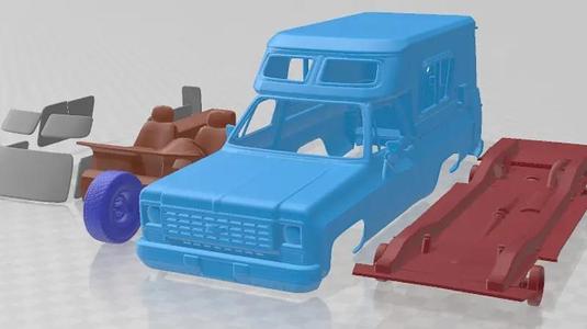 Chevrolet Blazer Chalet 1976 Printable Car