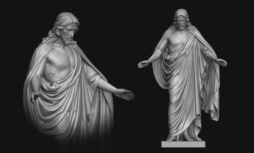 Resurrected Jesus Statue