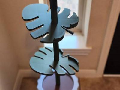 Modern Monstera Shoe Rack