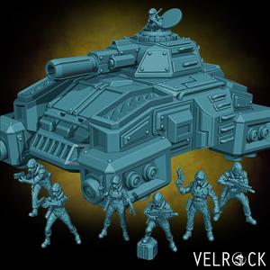 Tempest Guardsmen Tank Crew (PRESUPPORTED)