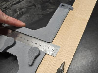 Workshop linear stop (ruler stop)