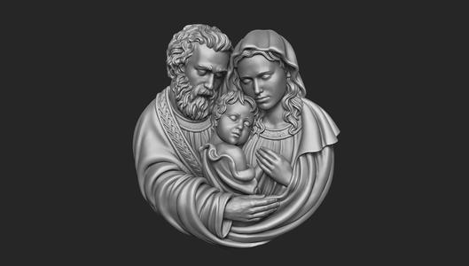 Holy Family Pendant