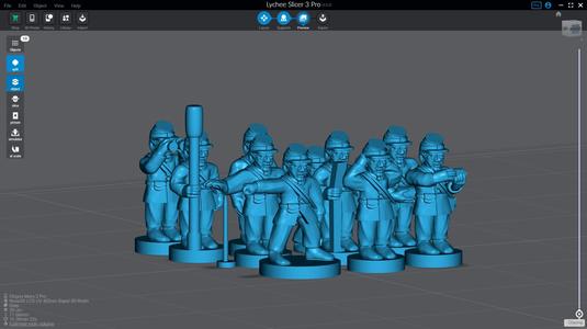 6-15mm ACW Artillery Crew in Sack Coats & Blender File ACW-7
