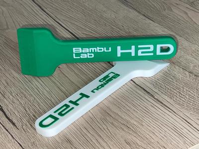 Bambulab H2D scraper