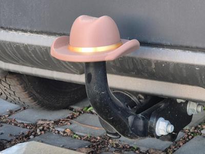 Cowboy hat Hitch ball cover