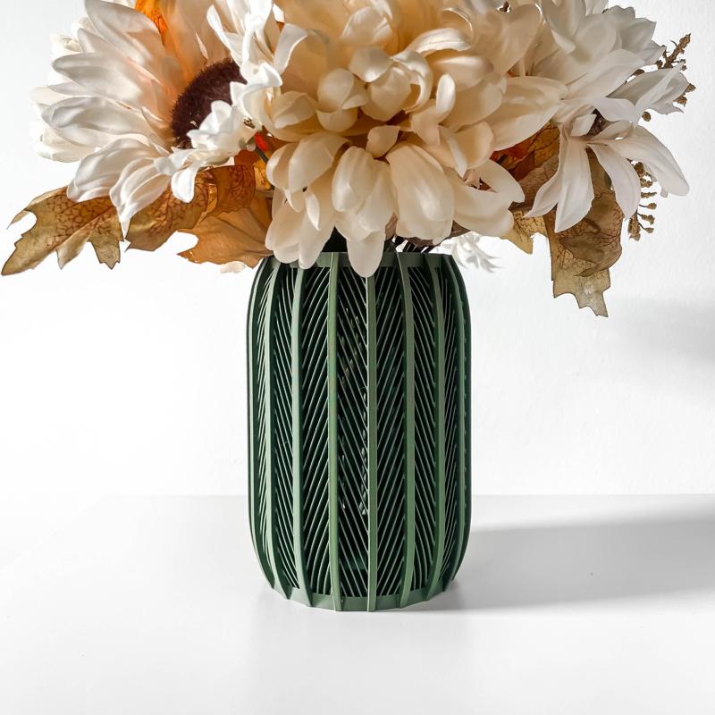The Inso Vase, Modern and Unique Home Decor for Dried and Preserved Flower Arrangement  | STL File