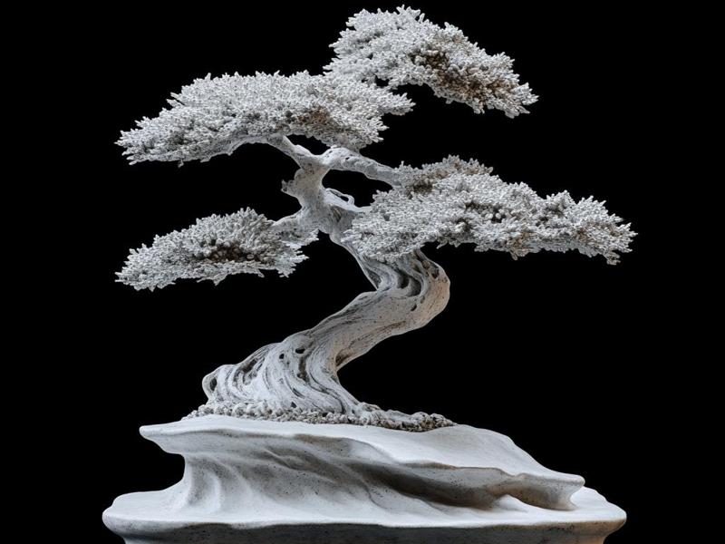 Elegant Bonsai Tree Sculpture